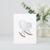 Carte Postale Chaise à roche Charles & Ray Eames Shell Eiffel (Debout devant)