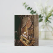 Carte Postale Chaise de couronnement faite pour Edward I par 'Wa (Debout devant)