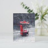 Carte Postale Chaise de dedan rouge chinois (Debout devant)