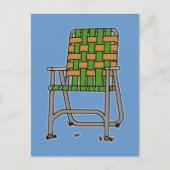 Carte Postale Chaise de pelouse pliante (Devant)