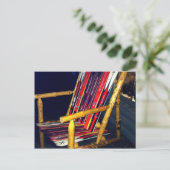 Carte Postale Chaise de ski Chaises Cool à faire avec vieux ski (Debout devant)