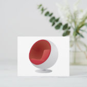 Carte Postale Chaise design classique moderne de Finlande (Debout devant)