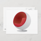 Carte Postale Chaise design classique moderne de Finlande (Devant / Derrière)