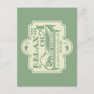 Carte Postale Chaise Longue