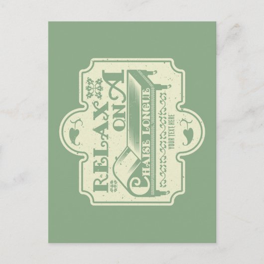 Carte Postale Chaise Longue (Devant)