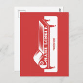 Carte Postale Chaise Longue (Devant / Derrière)