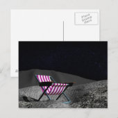 Carte Postale Chaise sur la Lune (Devant / Derrière)