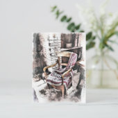 CARTE POSTALE CHAISE VICTORIENNE (Debout devant)