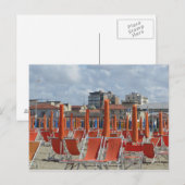 Carte Postale Chaises de plage (Devant / Derrière)