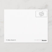 Carte Postale Chaises de plage - Fort Walton Beach, Floride (Dos)