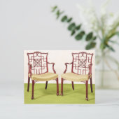 Carte Postale Chaises en acajou Chippendale (Debout devant)