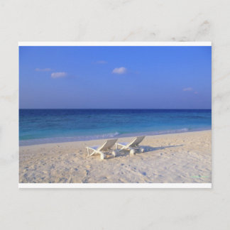 Carte Postale Chaises sur la plage - personnalisable