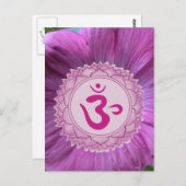 Carte postale Chakra Couronne (Devant / Derrière)