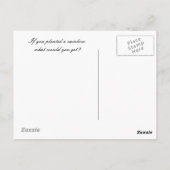 Carte Postale chakra plante, Planter des rêves (Dos)