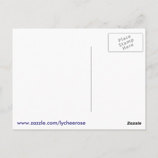 Carte postale CHAKRA SYSTEM (Dos)