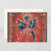 Carte Postale Chakrasamvara Et Consort Vajravarahi (Devant / Derrière)