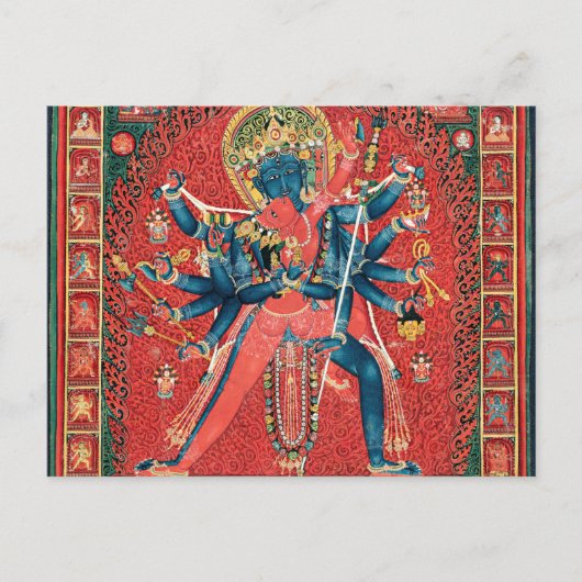 Carte Postale Chakrasamvara Et Consort Vajravarahi (Devant)