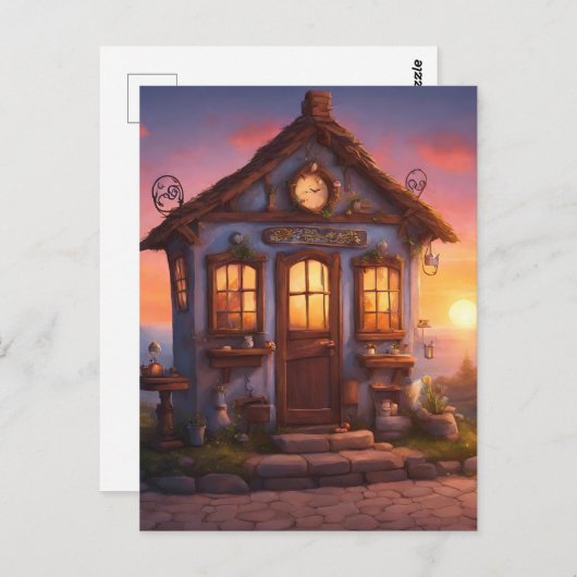 Carte Postale Chalet (Devant / Derrière)