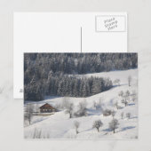 Carte Postale Chalet - Alpes françaises (Devant / Derrière)