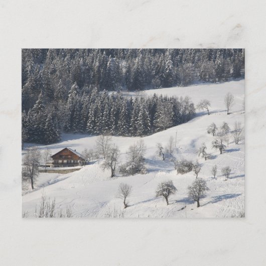 Carte Postale Chalet - Alpes françaises (Devant)