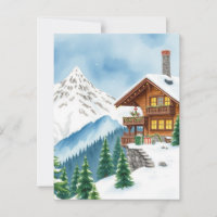 Chalet Alpes suisses hiver Montagne Voyage Souveni