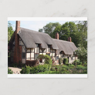 Carte Postale Chalet de chaume, Stratford, Angleterre, Royaume-U