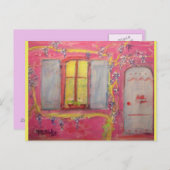 Carte Postale chalet de la glycine (Devant / Derrière)