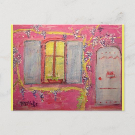 Carte Postale chalet de la glycine (Devant)