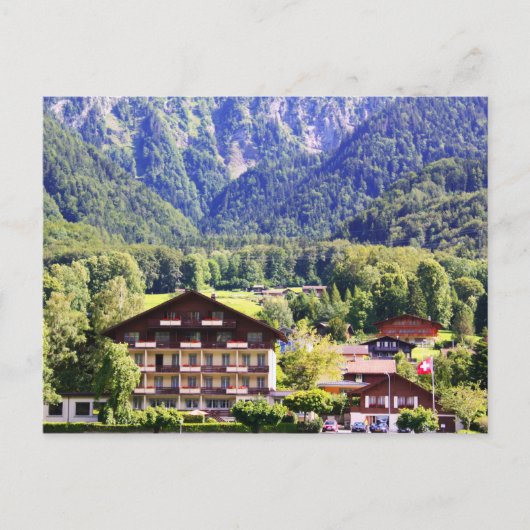 Carte Postale Chalet suisse (Devant)