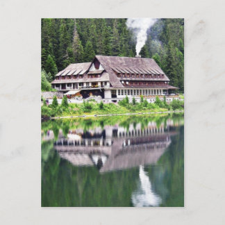 Carte Postale Chalet Sur La Rive De Poprad Tarn. Belle Réflexion