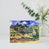 Carte Postale Chalets à Cordeville Van Gogh Art (Debout devant)