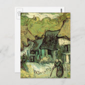 Carte Postale Chalets à Jorgus par Vincent van Gogh (Devant / Derrière)