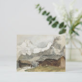 Carte Postale Chalets, Breithorn, Murren par John Singer Sargent (Debout devant)