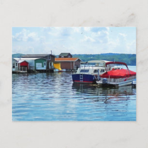 Carte Postale Chalets de pêche Canandaigua
