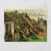 Carte Postale Chalets en grès chaulé par Vincent van Gogh (Devant)