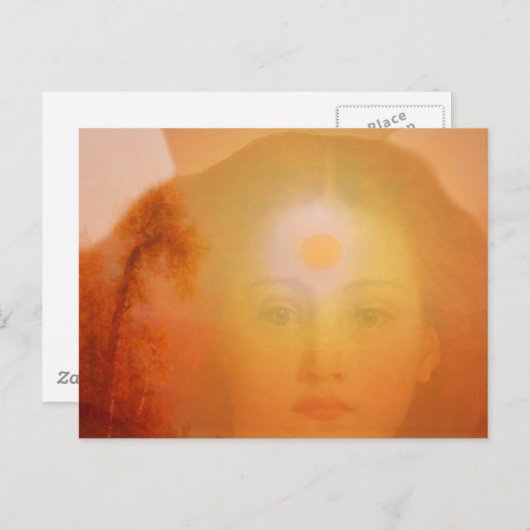 Carte Postale Chaleur d'un ange (Devant / Derrière)