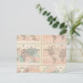 Carte Postale Chaleur sur le globe (Debout devant)