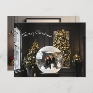 Carte Postale Chaleureux voeux et fête ! 🎄 Joyeux Noël