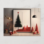 Carte Postale Chaleureux voeux et fête ! 🎄 Joyeux Noël (Dos)