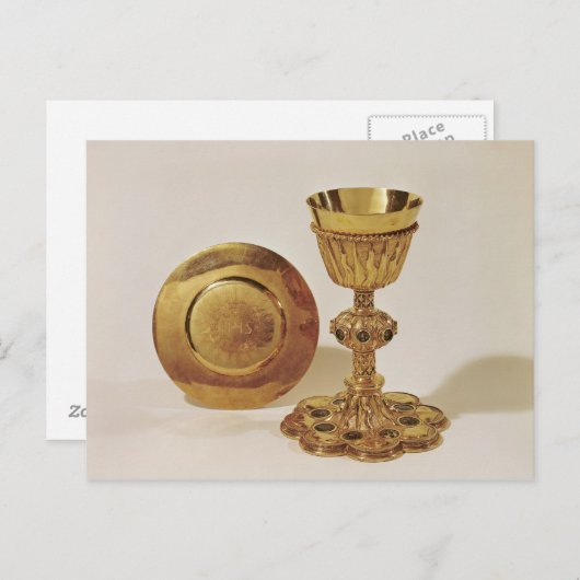 Carte Postale Chalice et patte (Devant / Derrière)