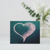 Carte Postale Chalk Heart Love (Debout devant)