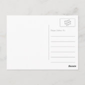 Carte Postale Chalkboard Shamrock, Saint Patrick's Day (Dos)