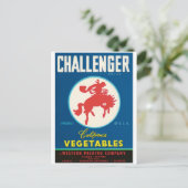 Carte Postale Challenger Rodeo Salinas El Centro Guadalupe CA (Debout devant)