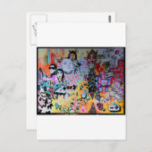 Carte Postale chaman urbain (Devant / Derrière)