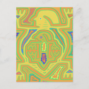 Carte Postale Chamane avec enfant