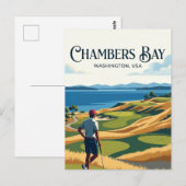 Carte Postale Chambers Bay États-Unis (Devant / Derrière)
