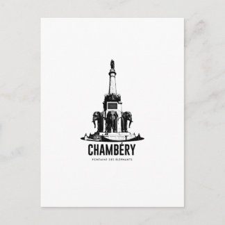 Carte Postale Chambery  Cite des Ducs  Affiche Vintage Savoie  D