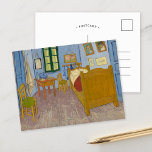 Carte Postale Chambre à Arles | Vincent van Gogh<br><div class="desc">Chambre à Arles (1889) de Vincent van Gogh est une description captivante de la chambre simple de l'artiste dans sa maison à Arles, France. Le tableau présente des couleurs audacieuses et expressives et des perspectives déformées, mettant l'accent sur l'intimité émotionnelle de l'espace. Le mobilier et la décoration, comme le lit...</div>