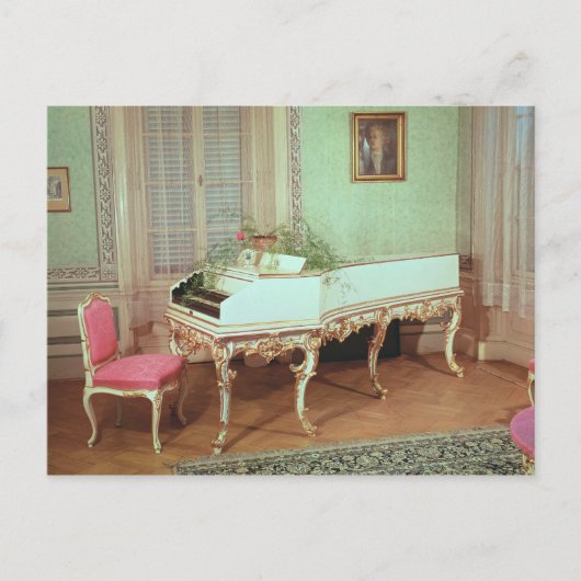 Carte Postale Chambre avec le clavecin (Devant)