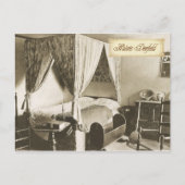 Carte Postale Chambre coloniale dans Historic Deerfield, MA (Devant)